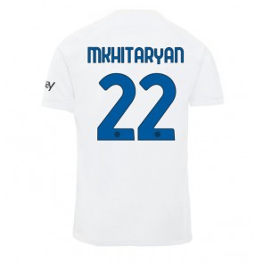 Inter Milan Henrikh Mkhitaryan #22 Bortatröja 2023-24 Kortärmad